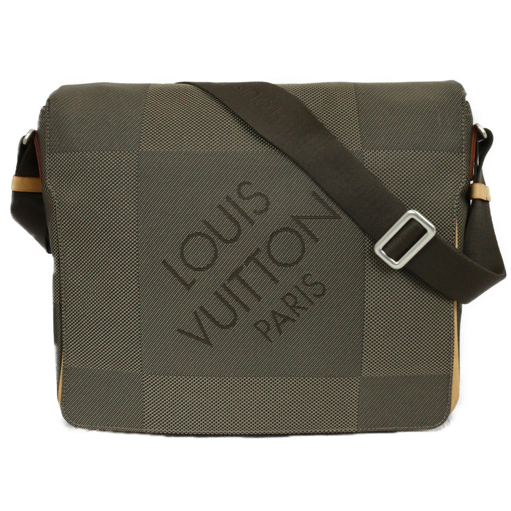 LOUIS VUITTON Messager NM Shoulder Bag Damier Gant Khaki Brown Green Canvas